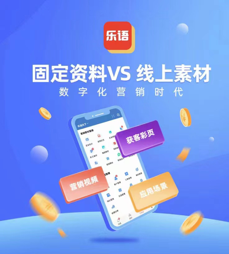 什么叫企业营销资料在线?乐语营销素材库是活的!-企业营销数字化 什么叫企业营销资料在线?乐语营销素材库是活的!-企业营销数字化